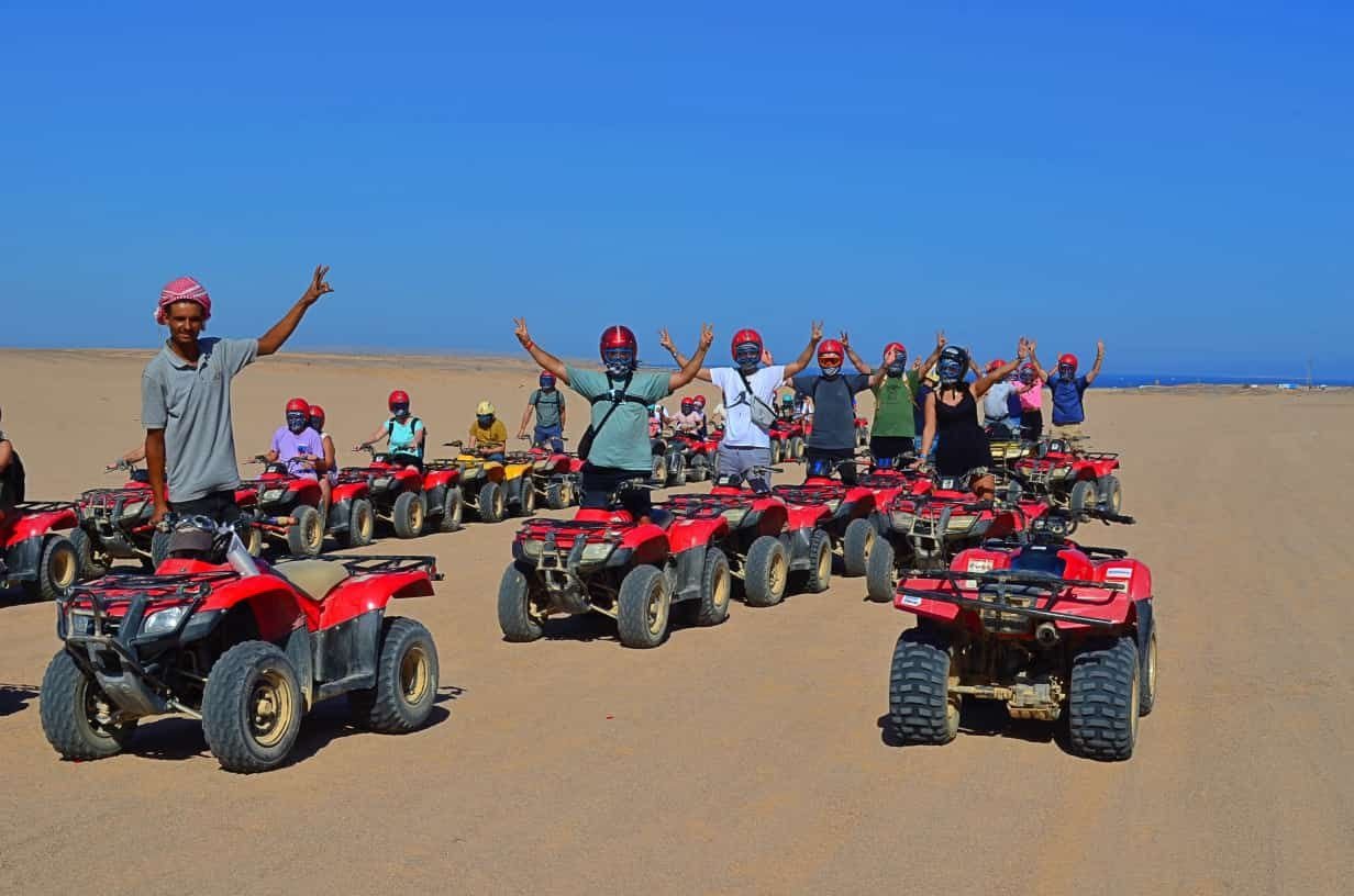 Wüstentour ab Marsa Alam | 5-stündige Quad Tour + Kamelritt + Abendessen