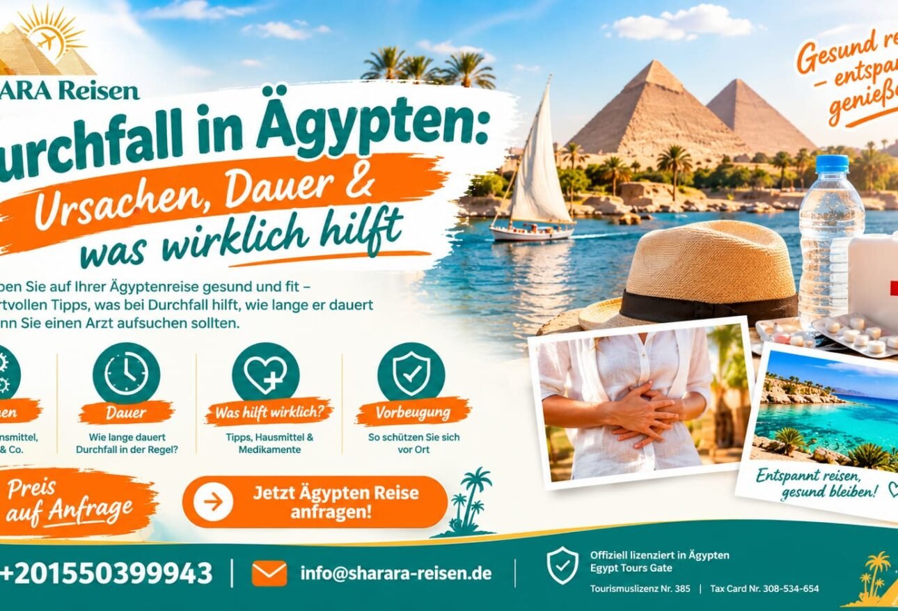 Durchfall in Ägypten: Ursachen, Dauer & was wirklich hilft